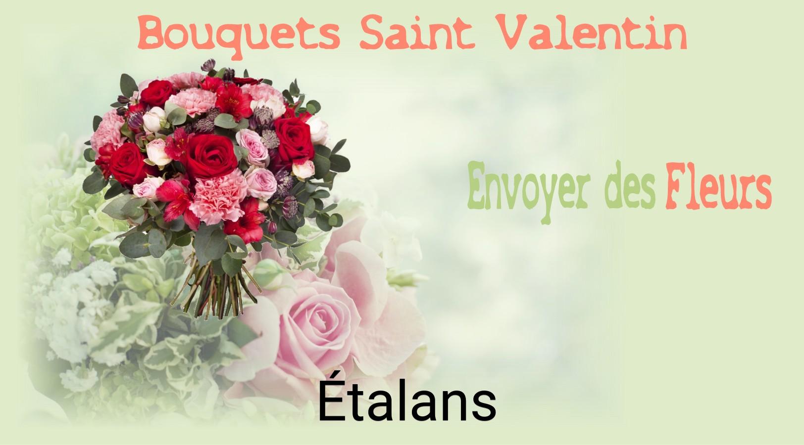 Roses de Saint-Valentin livrées à Étalans
